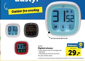 Lidl Digitalt minutur tilbud