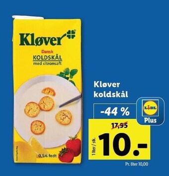 Lidl Kløver koldskål - medlemspris tilbud