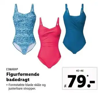 Lidl Figurformende badedragt tilbud