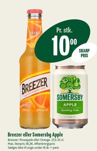 Min Købmand Beezer eller somersby apple tilbud