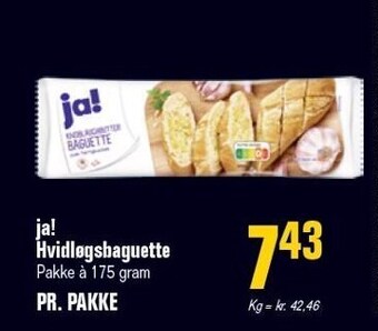 Hvidløgsbaguette