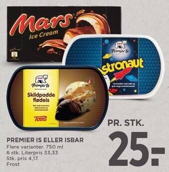 MENY Premier is eller isbar tilbud