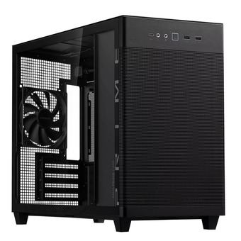 Komplett Asus prime ap201 tempered glass mini tower (sort) tilbud