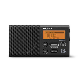 Expert Sony xdr-p1db pocket dab+ radio black tilbud