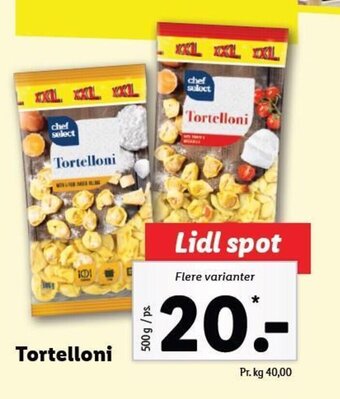 Lidl Tortelloni tilbud