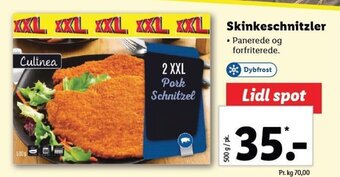 Lidl Skinkeschnitzler tilbud