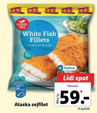 Lidl Alaska sejfilet tilbud