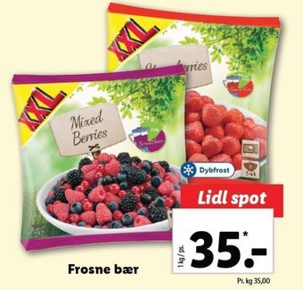 Lidl Frosne bær tilbud