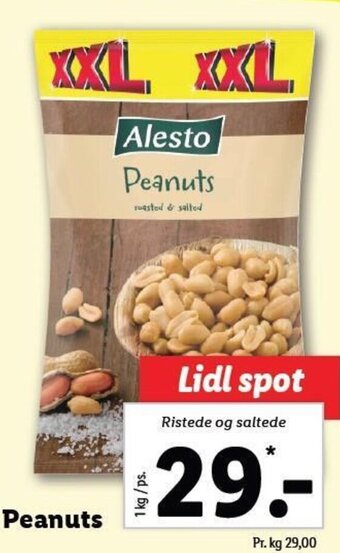 Lidl Peanuts tilbud