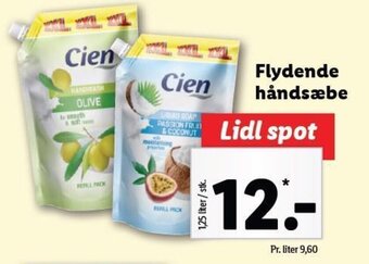 Lidl Flydende håndsæbe tilbud