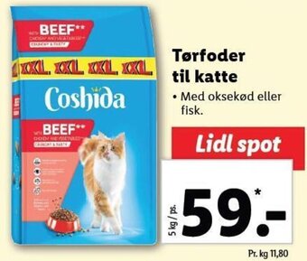 Lidl Tørfoder til katte tilbud