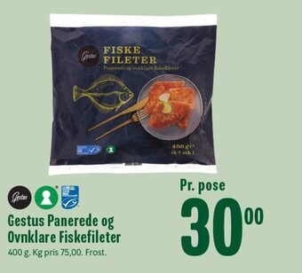 Min Købmand Gestus Panerede og Ovnklare Fiskefileter tilbud