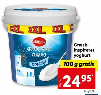 Let-Køb Græskinspireret yoghurt tilbud