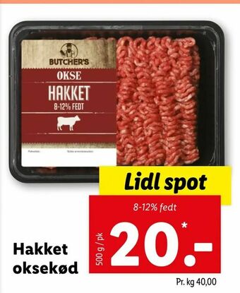 Let-Køb Hakket oksekød tilbud
