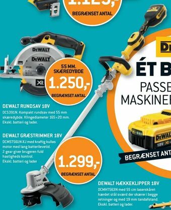 XL-BYG Dewalt græstrimmer 18v tilbud