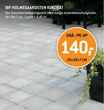 XL-BYG Ibf holmegaardsten kvadrat tilbud