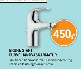 XL-BYG Grohe start curve håndvaskarmatur tilbud