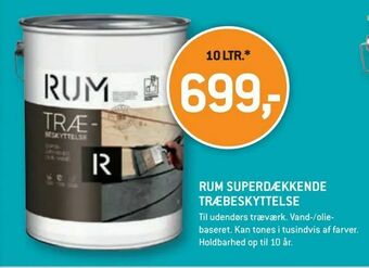 XL-BYG RUM SUPERDÆKKENDE TRÆBESKYTTELSE tilbud