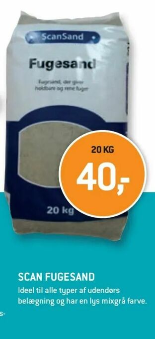 XL-BYG Scan fugesand tilbud