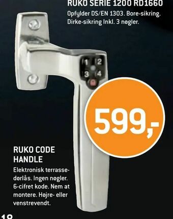 XL-BYG Ruko code handle tilbud