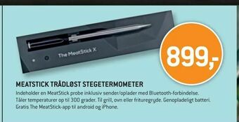 XL-BYG Meatstick trådløst stegetermometer tilbud