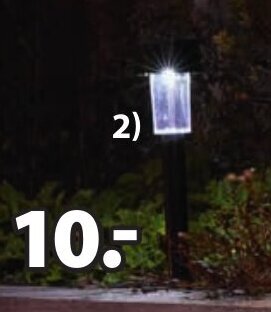 JYSK Jaktfalk Solcellelampe tilbud