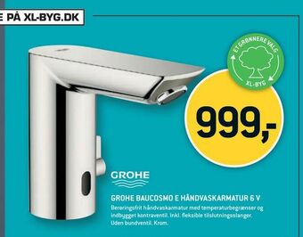 XL-BYG Grohe baucosmo e håndvaskarmatur 6 v tilbud