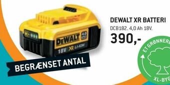 XL-BYG Dewalt xr batteri tilbud
