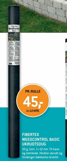XL-BYG Fibertex weedcontrol basic ukrudtsdug tilbud