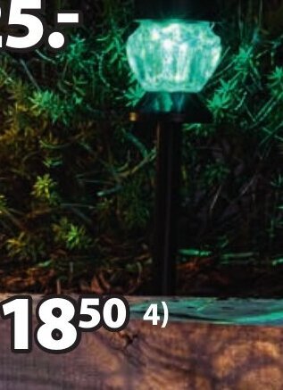 JYSK Splitterne Solcellelampe tilbud