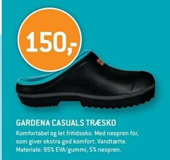 XL-BYG Gardena casuals træsko tilbud