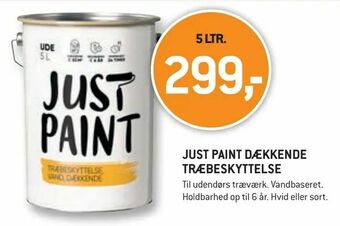 XL-BYG Just paint dækkende træbeskyttelse tilbud
