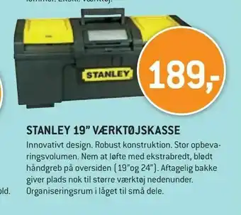 Stanley 19" værktøjskasse