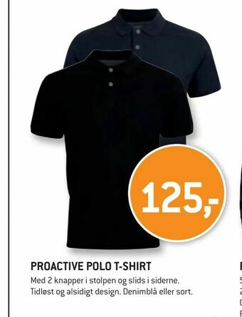 XL-BYG Proactive polo t-shirt tilbud