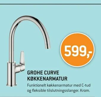 XL-BYG Grohe curve køkkenarmatur tilbud
