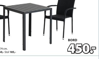 JYSK BORD tilbud