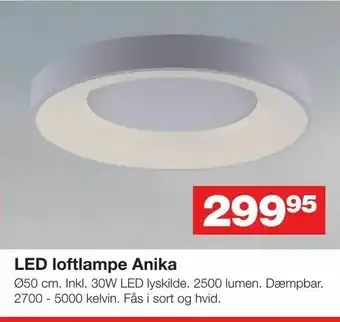 Bauhaus LED loftlampe Anika tilbud