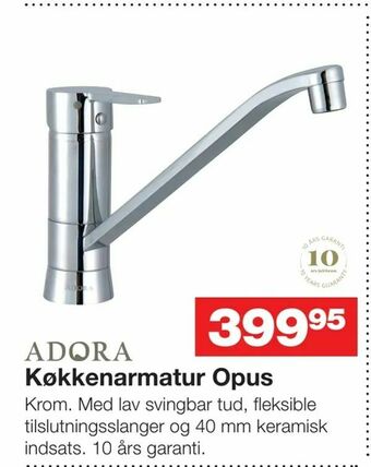 Bauhaus Køkkenarmatur Opus tilbud