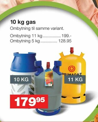 Bauhaus 10 kg gas tilbud