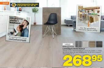 Bauhaus Laminatgulv Grand Avenue tilbud