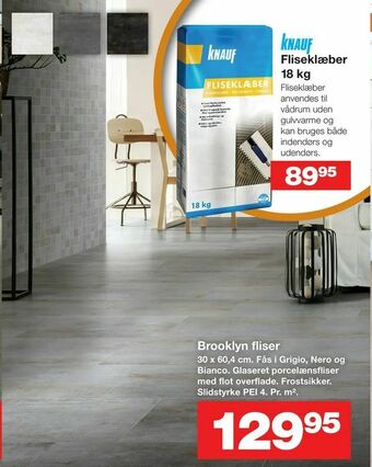 Bauhaus Brooklyn fliser tilbud