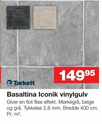 Bauhaus Basaltina Iconik vinylgulv tilbud