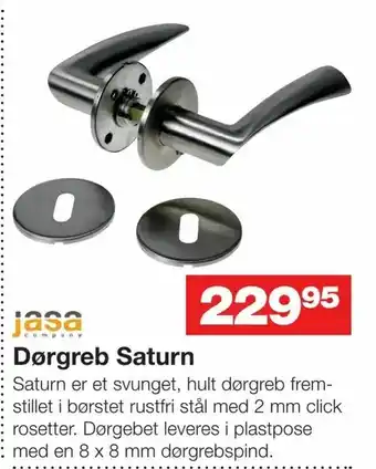 Bauhaus Dørgreb Saturn tilbud