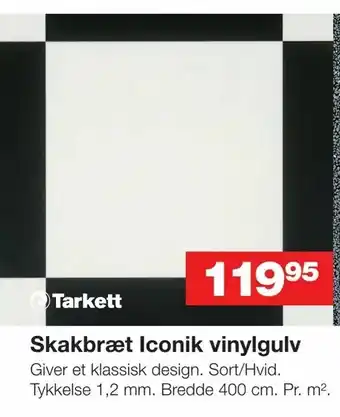 Bauhaus Skakbræt Iconik vinylgulv tilbud