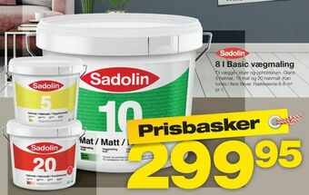 Bauhaus 8 l Basic vægmaling tilbud