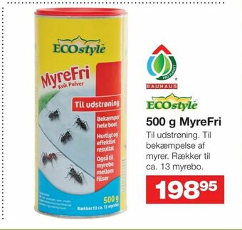 Bauhaus 500 g MyreFri tilbud