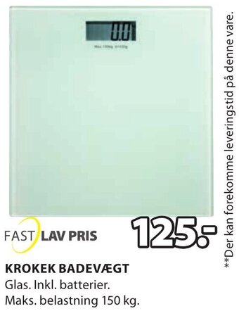 JYSK KROKEK BADEVÆGT tilbud