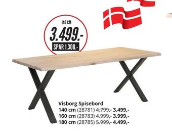My Home Visborg spisebord tilbud