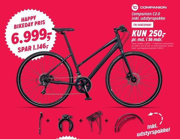 Fri BikeShopOFFLINE Companion c2,0 inkl. udstyrspakke tilbud
