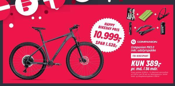 Fri BikeShopOFFLINE Companion mx3,0 inkl. udstyrspakke tilbud